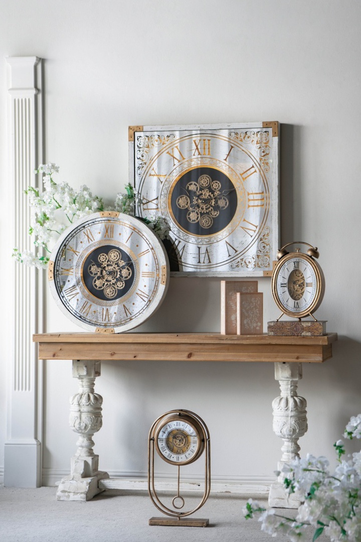 Table Gear Clock 27cm image 1